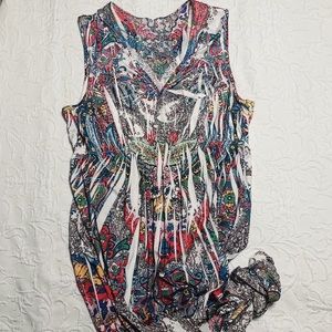 Multicolored Maxi Dress